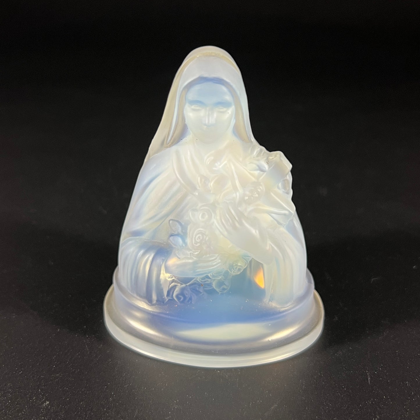 Etling France Opalescent Glass Madonna