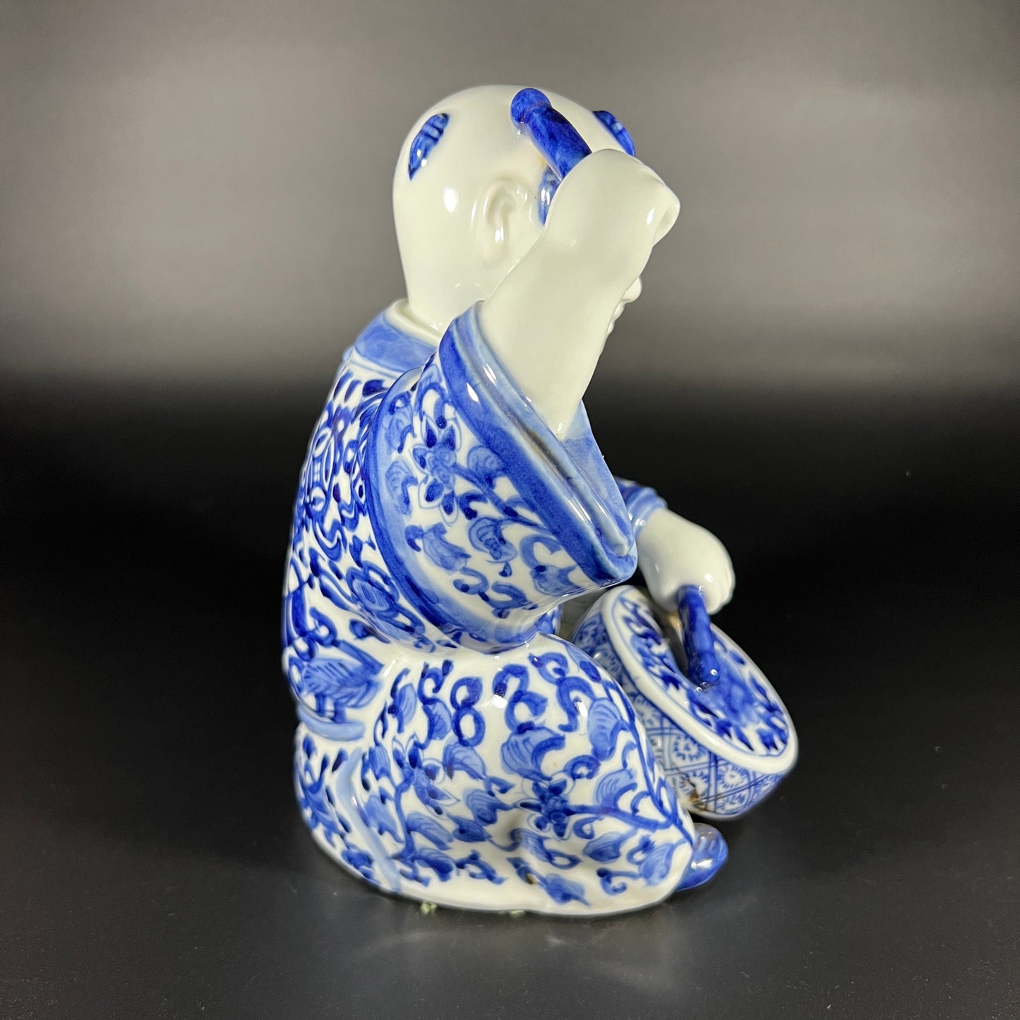 Chinese Porcelain Drummer Figure