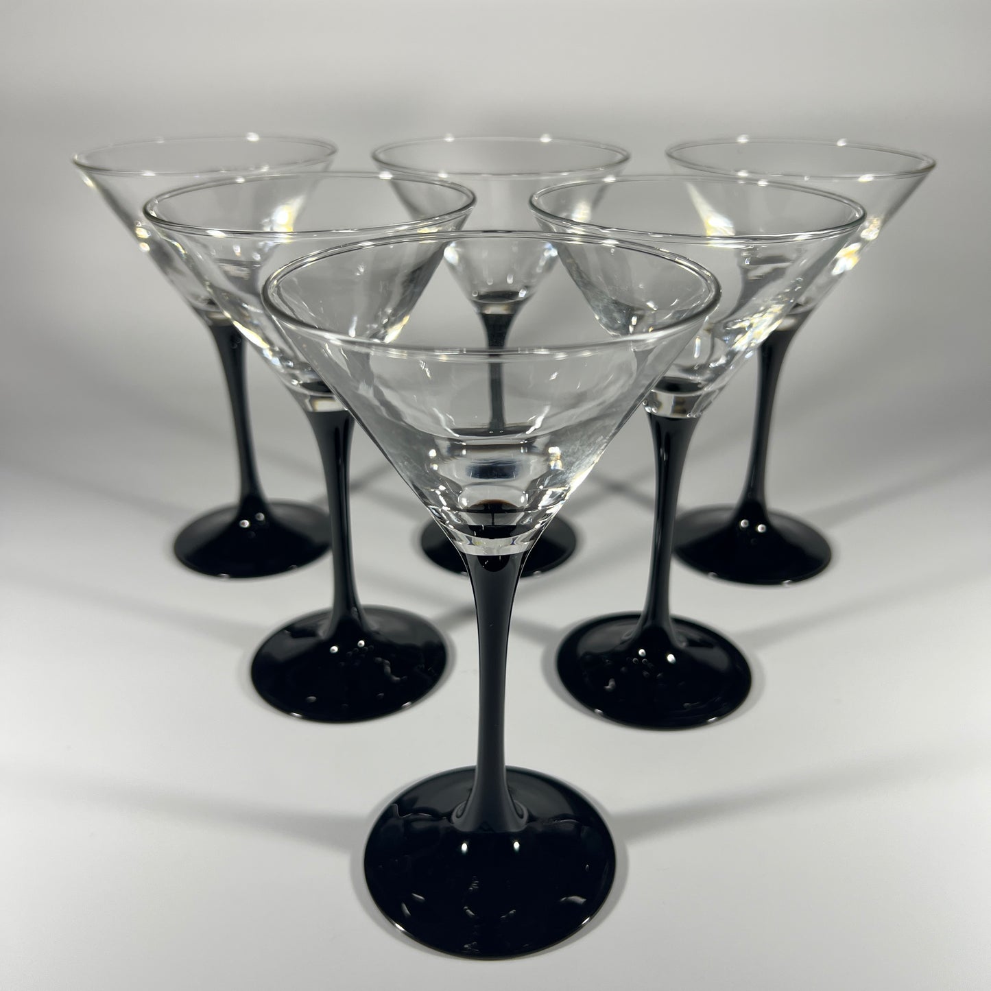 Luninarc France Martini Glass Set