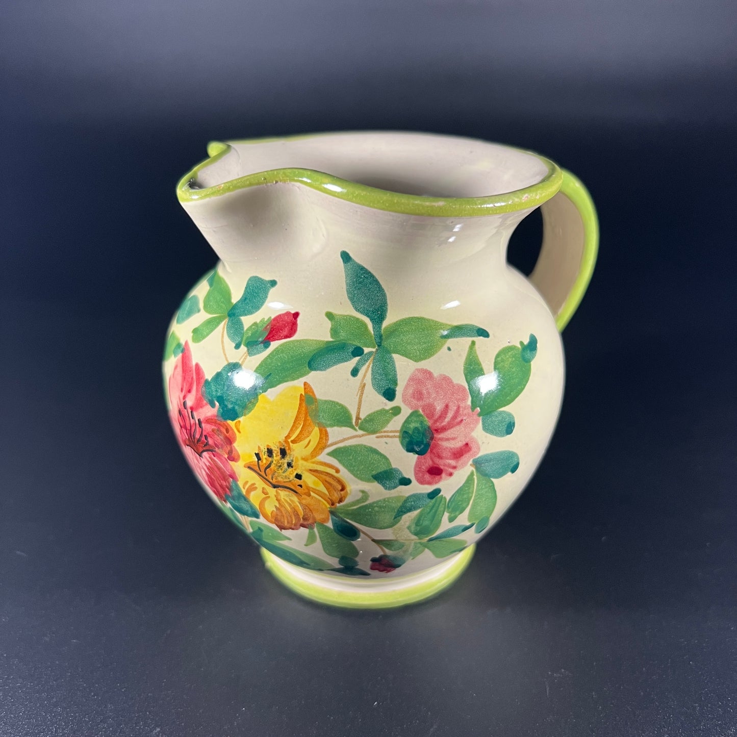 Hand-painted Italian Pitcher