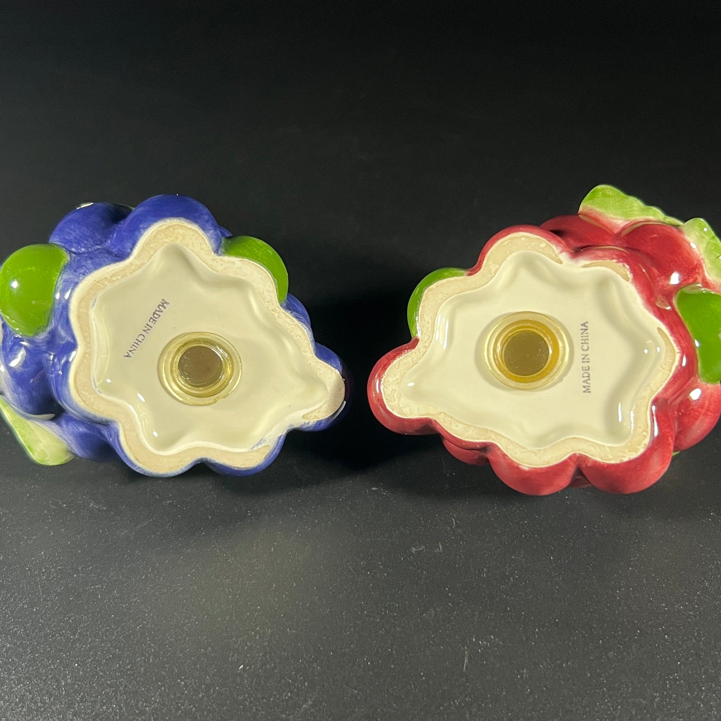 Vintage Grape Salt & Pepper Shaker Set