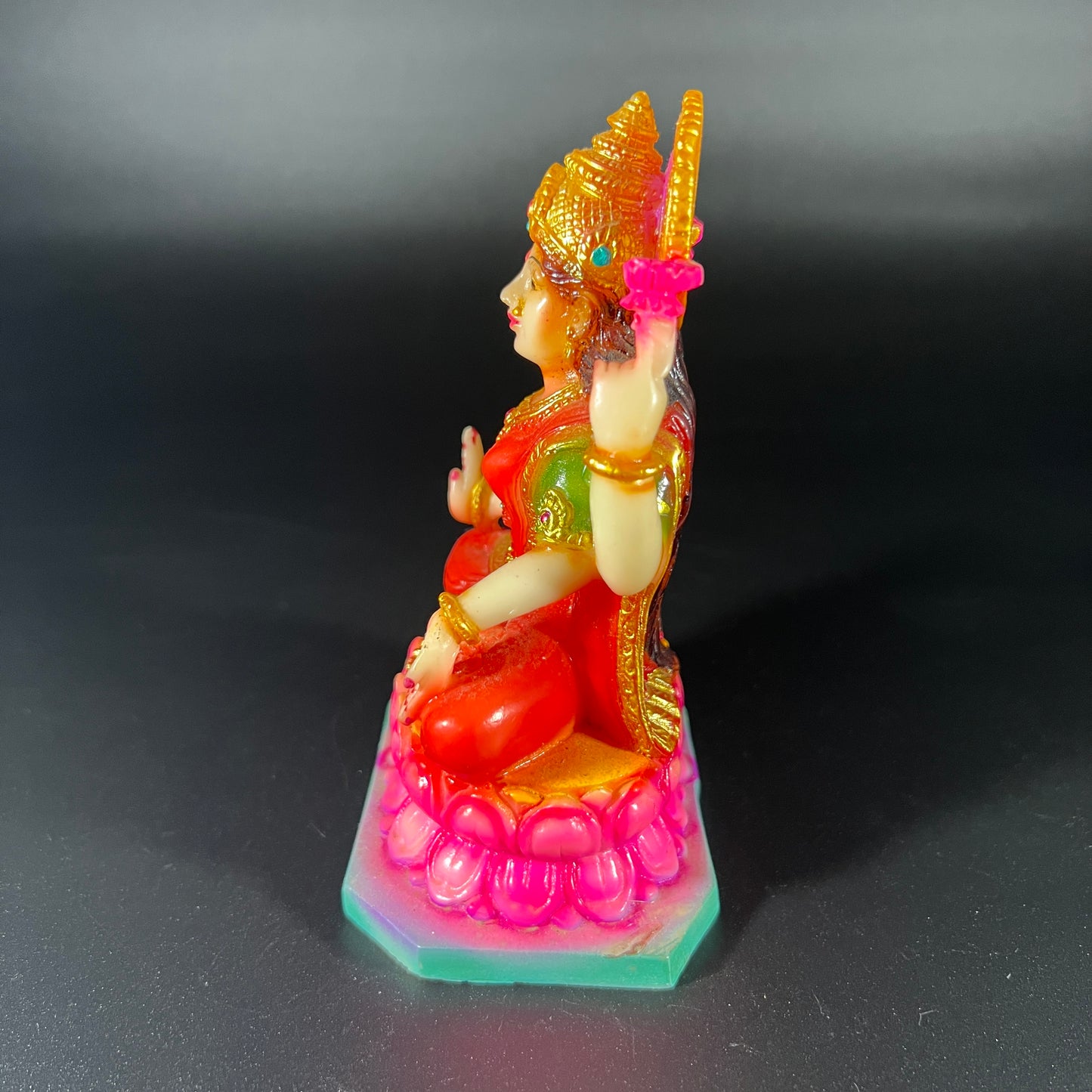 Lakshmi Devi Indian Goddess Figurine