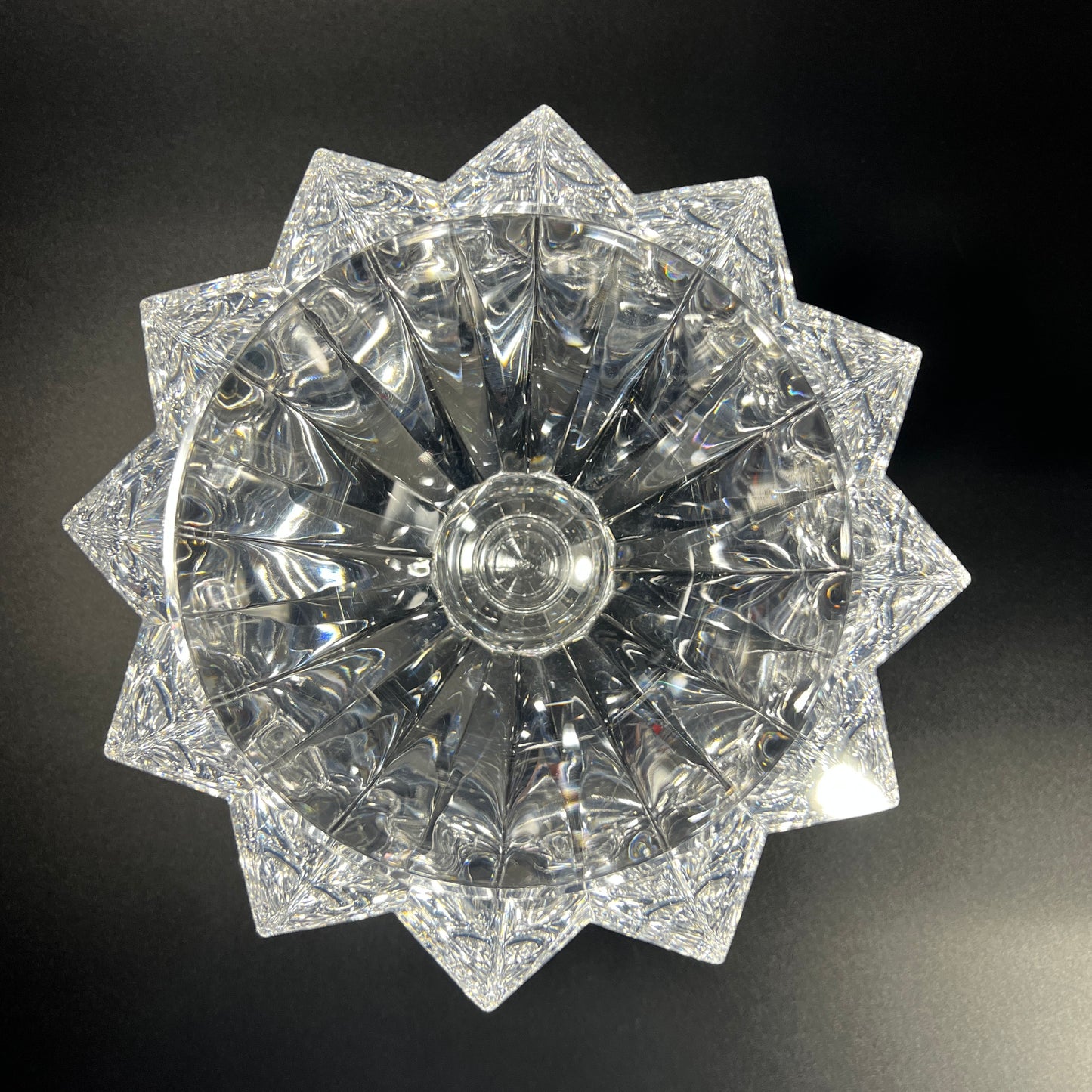 Judith Kruger Lucite Pedestal Bowl