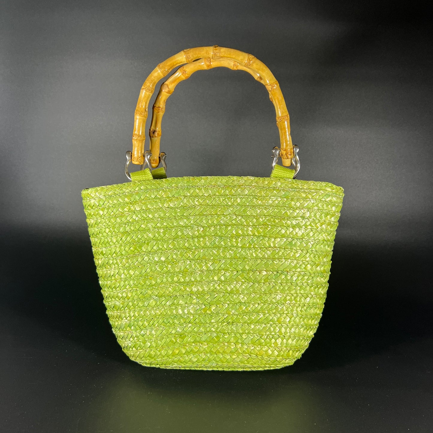 Green Bamboo Purse
