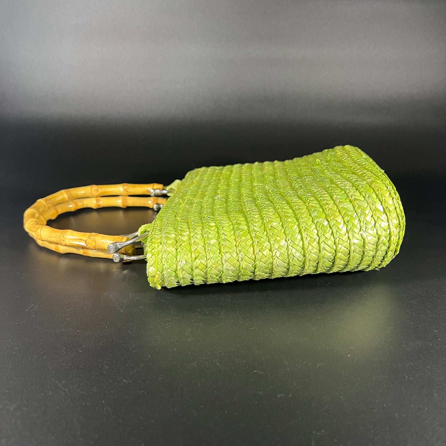 Green Bamboo Purse