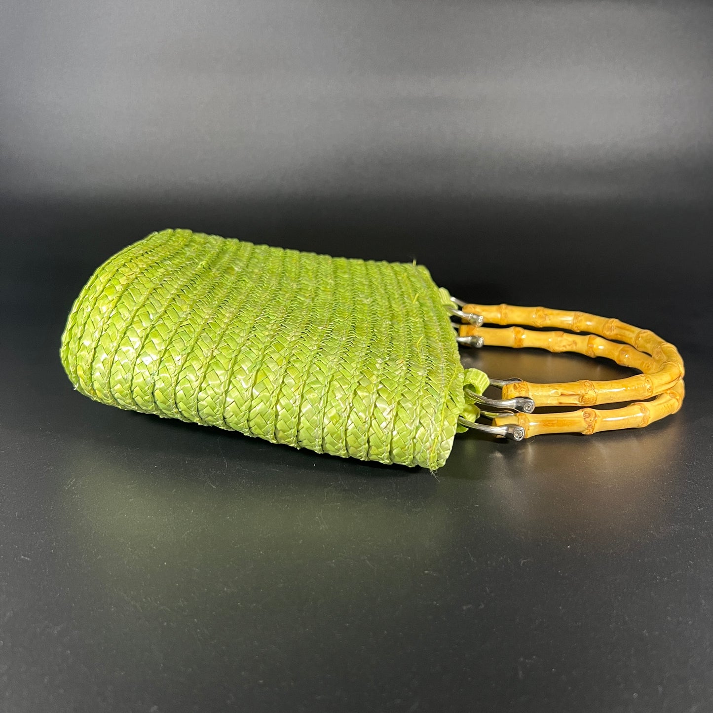 Green Bamboo Purse