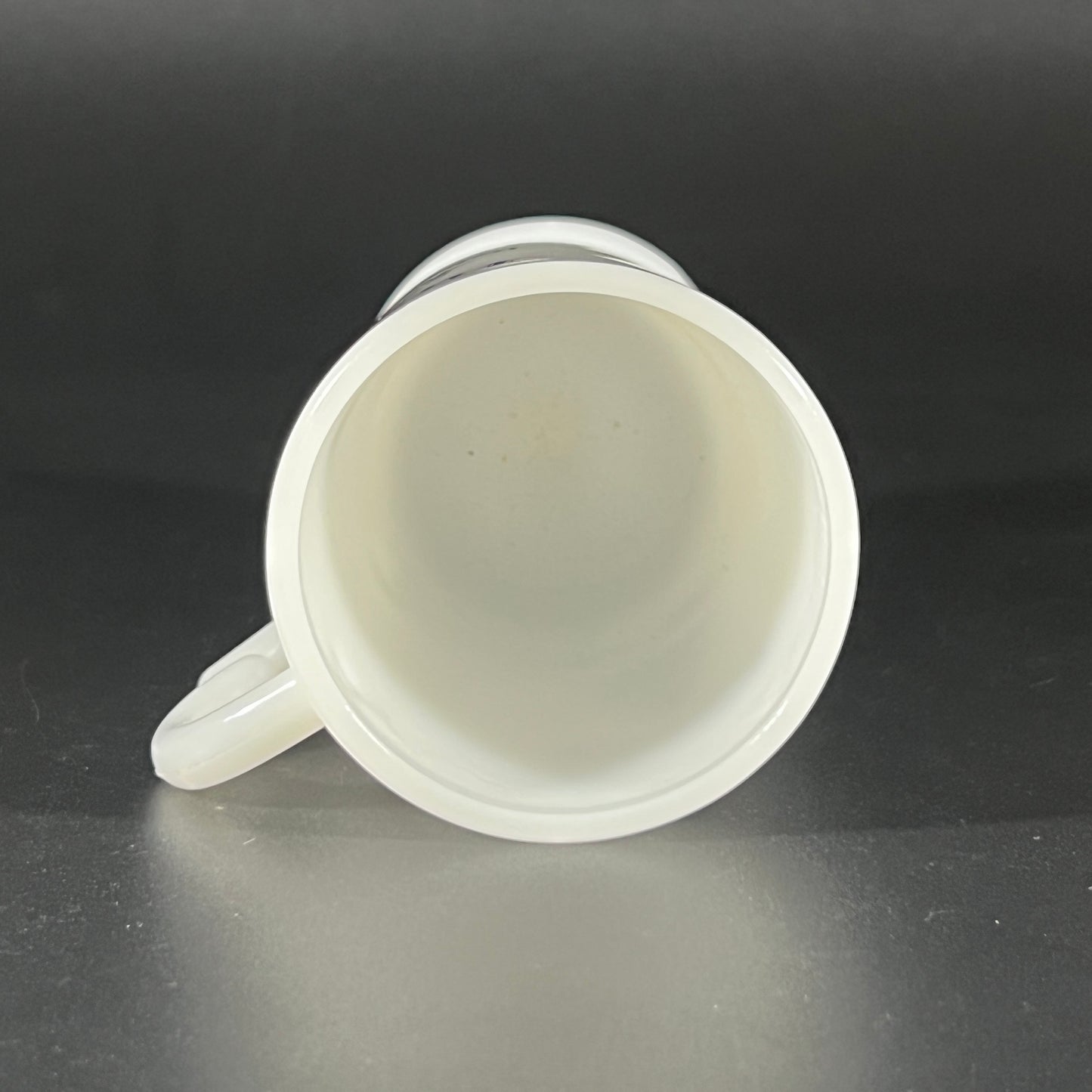 Tuaca Pedestal Milk Glass Mug