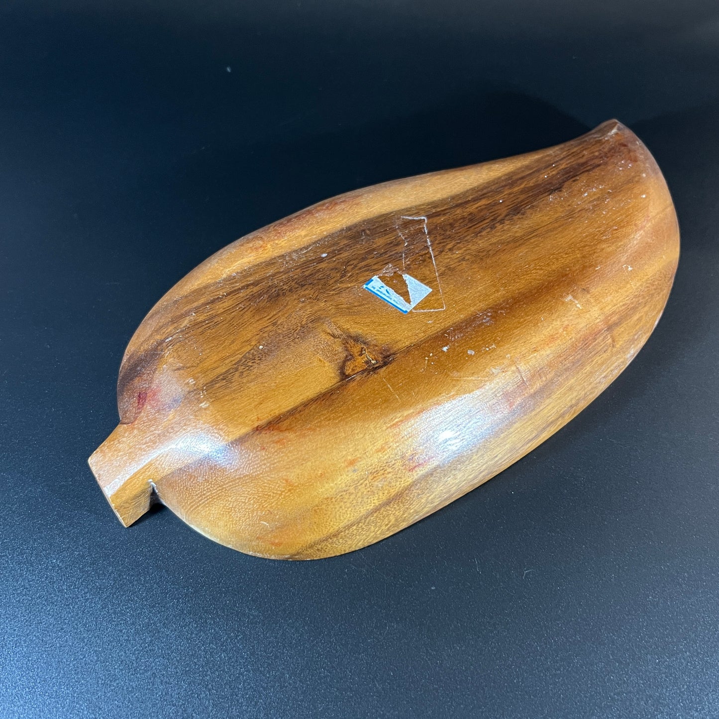 Monkey Pod Leaf 3 Compartment Dish