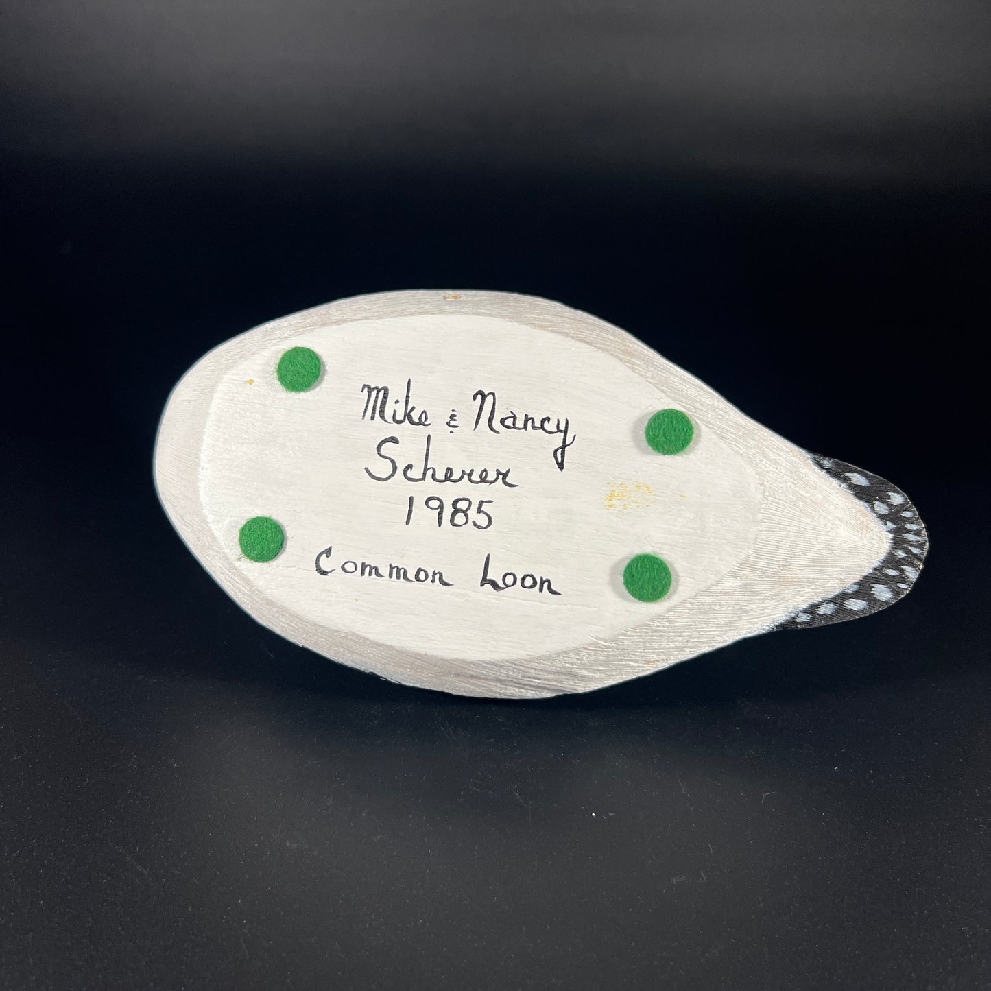 Signed Loon Decoy