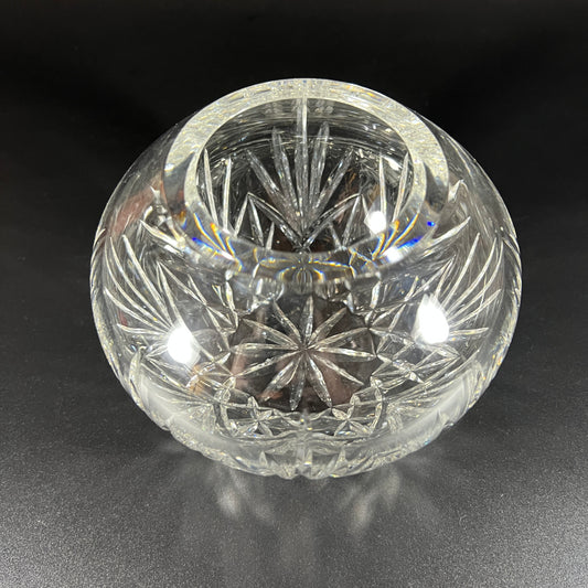 Vintage Round Crystal Bowl