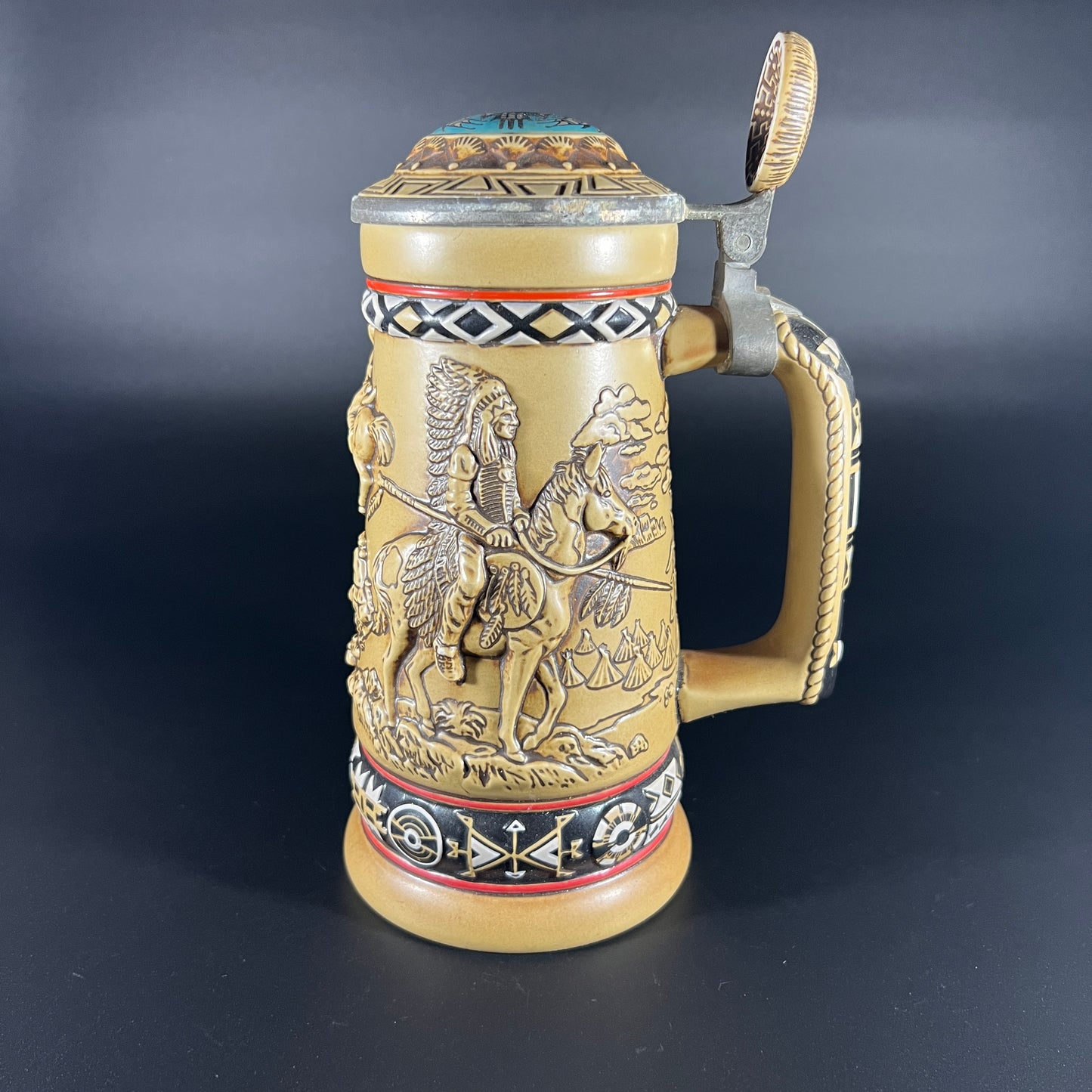 Avon Native American Frontier Stein