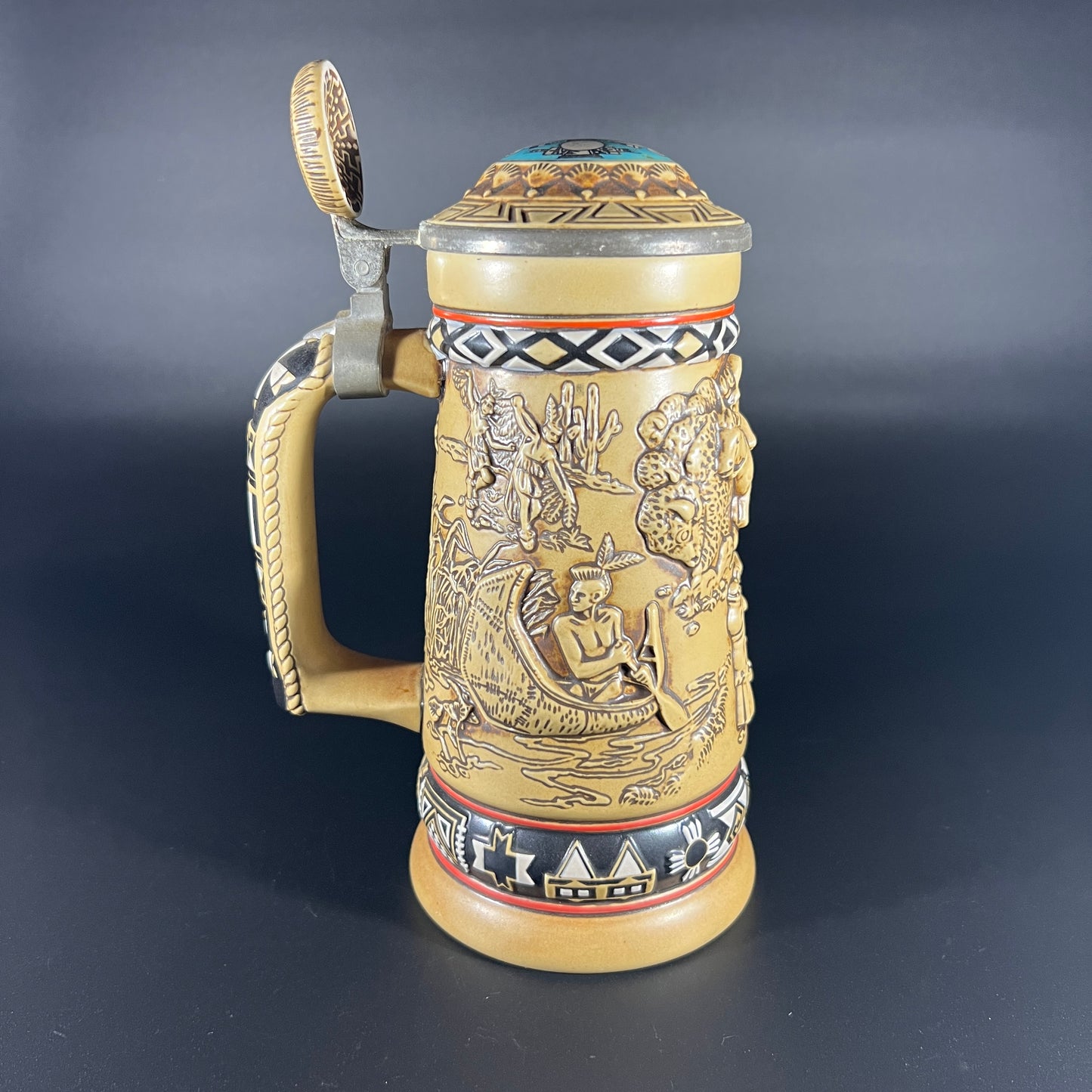 Avon Native American Frontier Stein