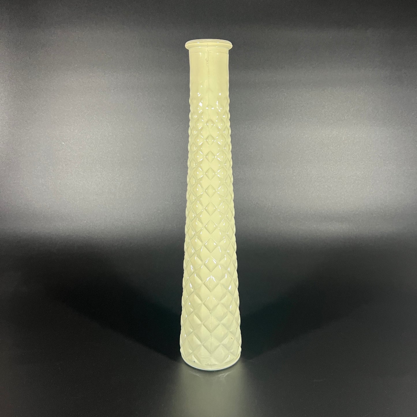 Sleek Diamond Pattern Vase