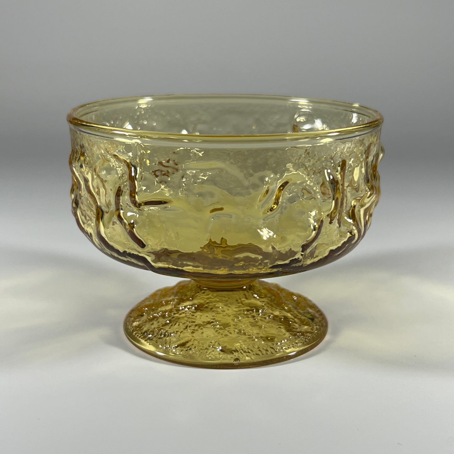 Anchor Hocking Milano Honey Gold Dessert Dish Set