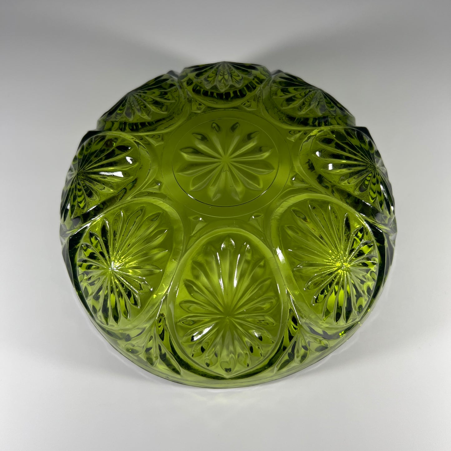 Anchor Hocking Green Glass Bowl