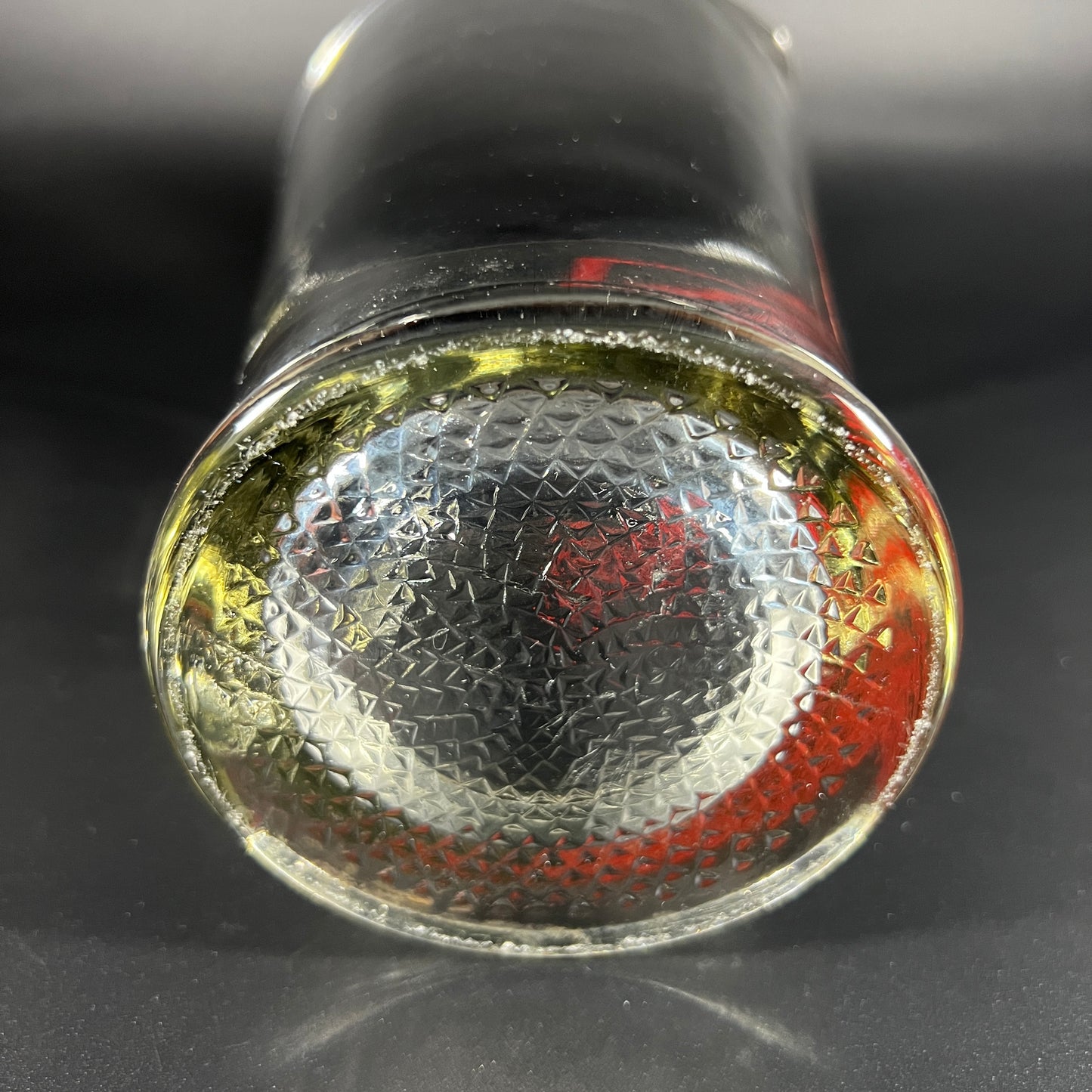 Vintage Budweiser Glass Pitcher with Pebbled Base