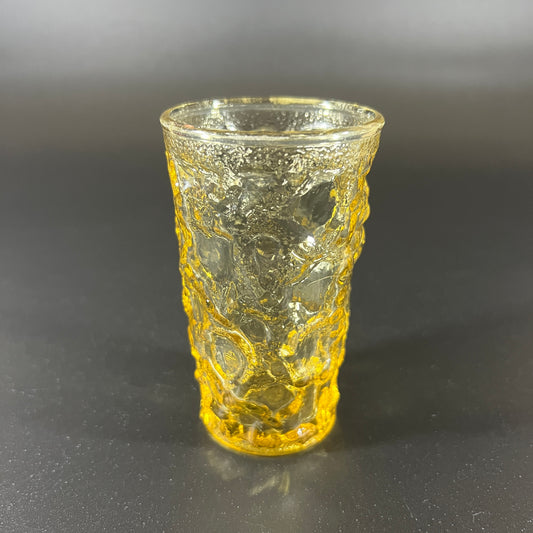 MCM Anchor Hocking Honey Gold Juice Glass Set