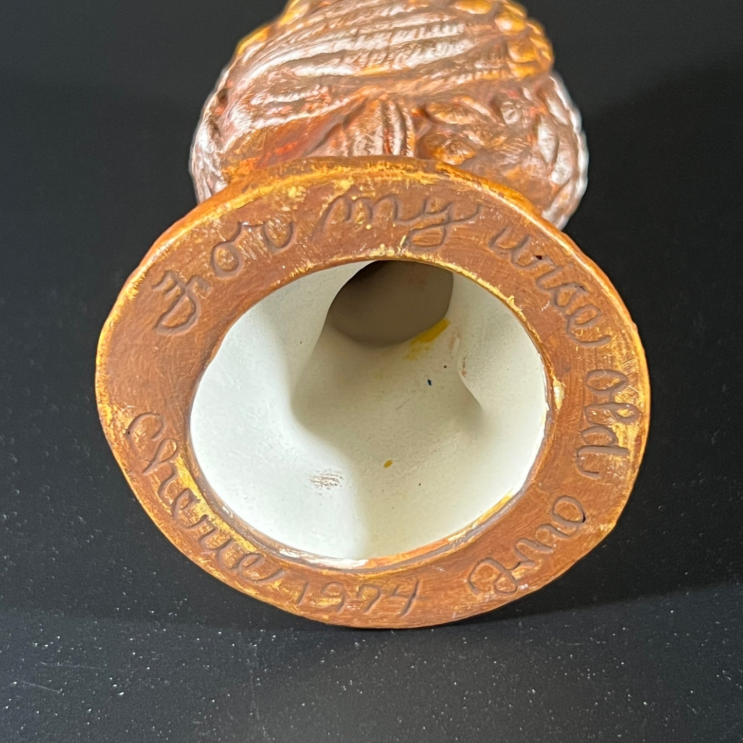 Ceramic Owl Sculpture