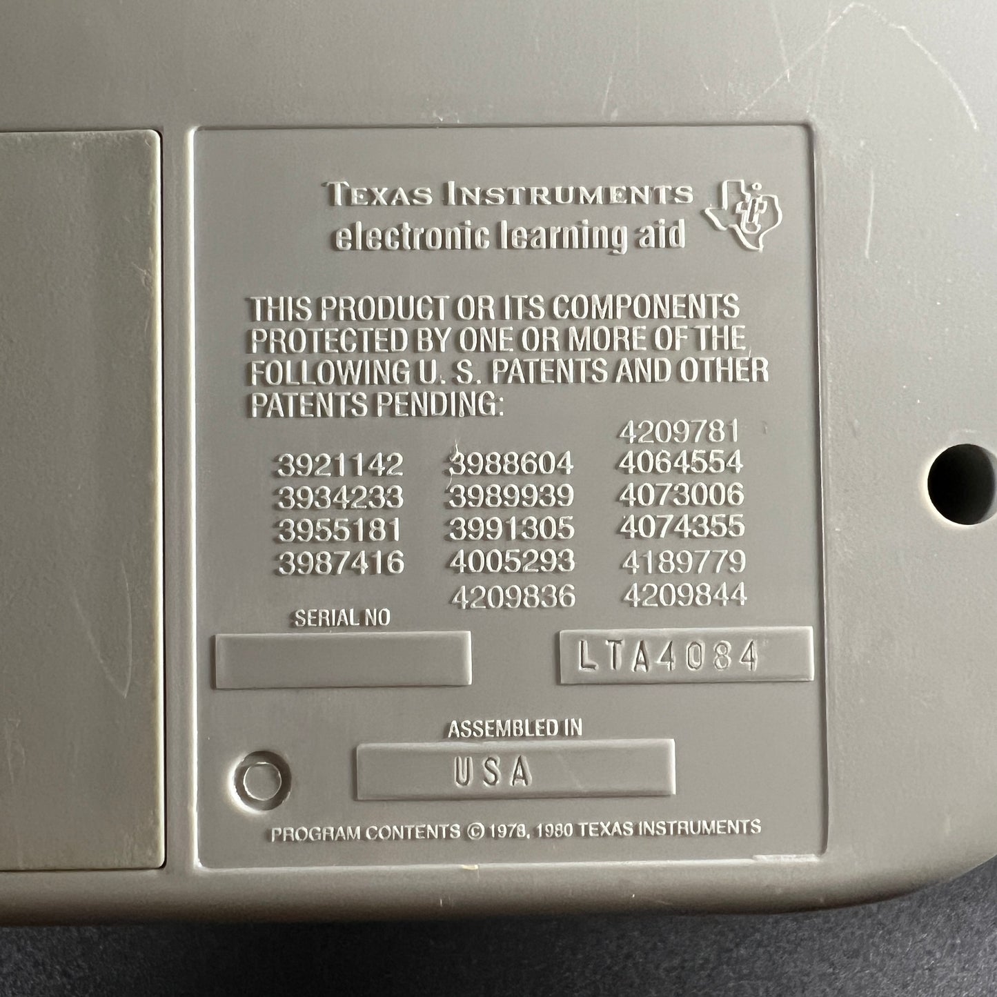 Texas Instruments Speak and Math