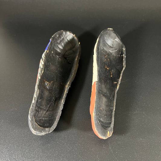 Small Painted African Masks (set of two)