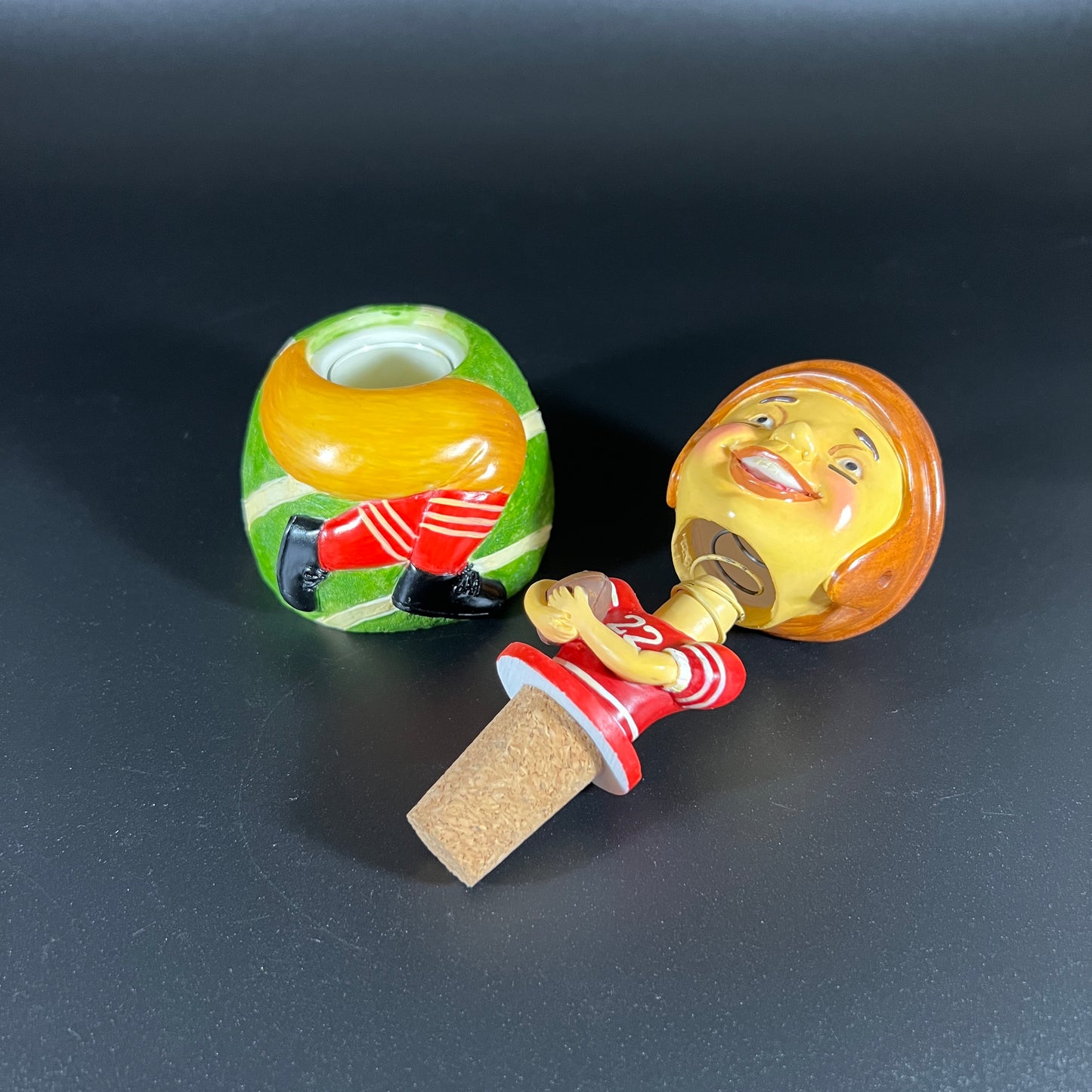 Wine Wobbler Football Player