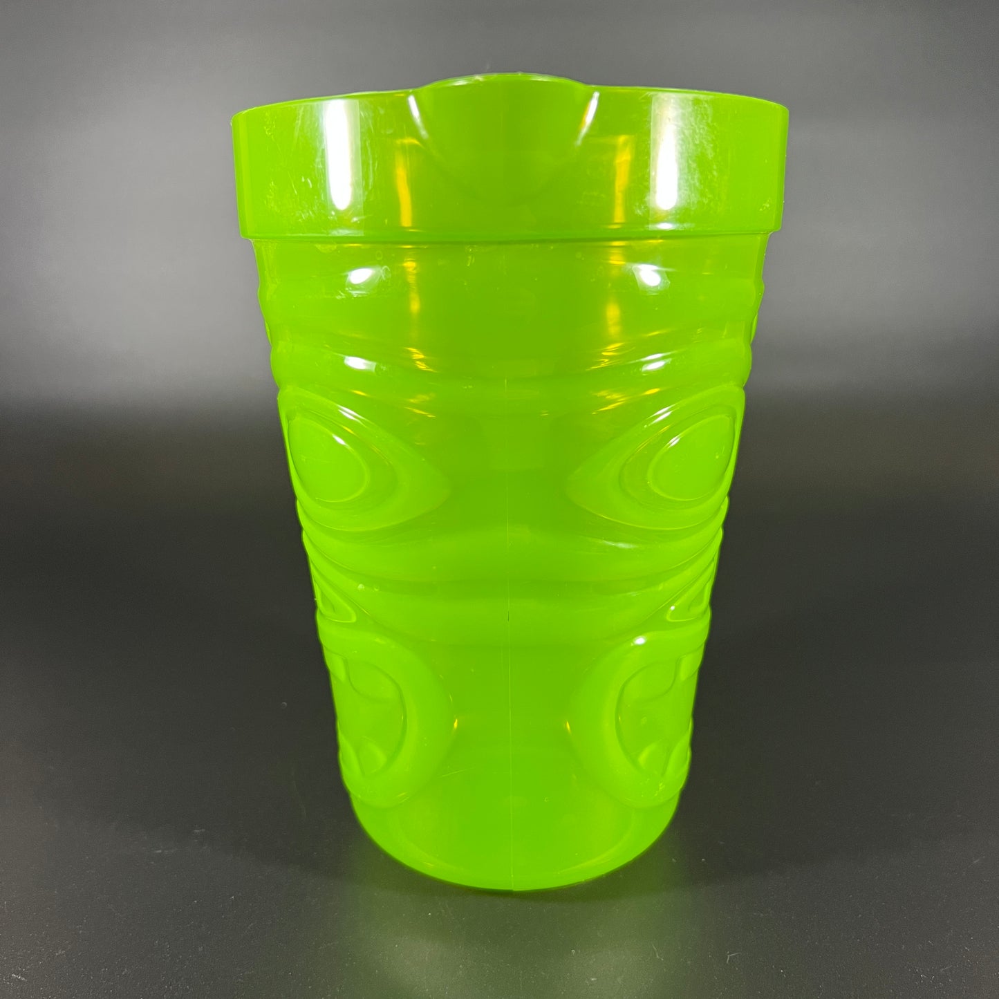 Green Plastic Tiki Pitcher