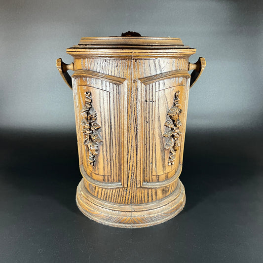 MCM Faux Wood Ice Bucket