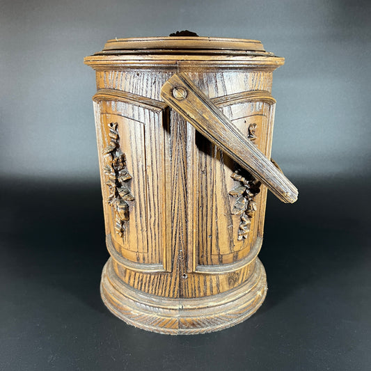 MCM Faux Wood Ice Bucket