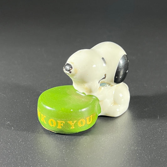 Vintage Snoopy "I Think Of You" Figurine