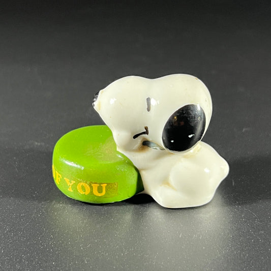 Vintage Snoopy "I Think Of You" Figurine