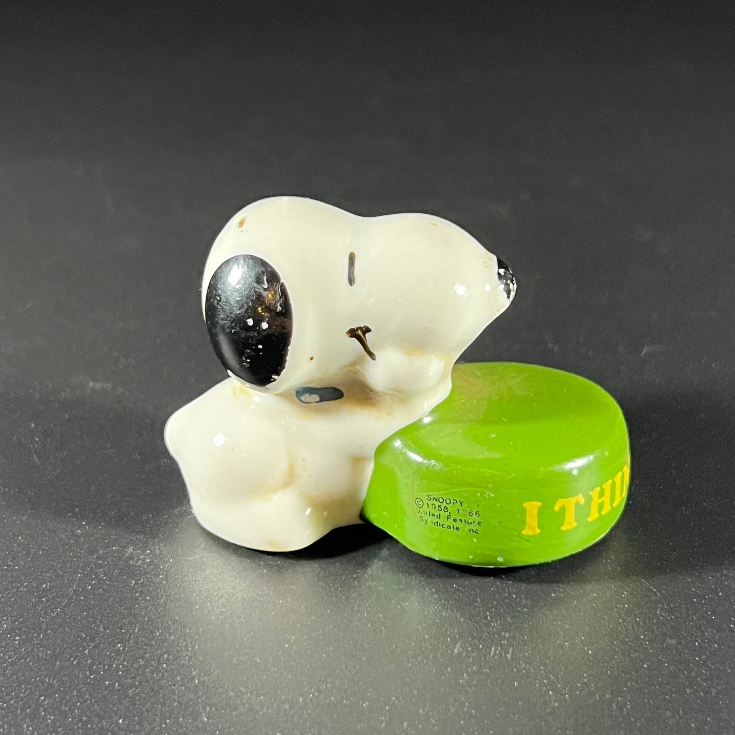 Vintage Snoopy "I Think Of You" Figurine