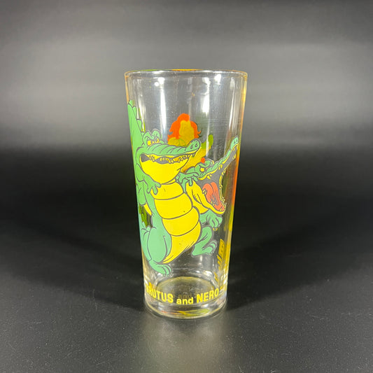 1977 Pepsi Walt Disney the Rescuers Brutus and Nero Glass