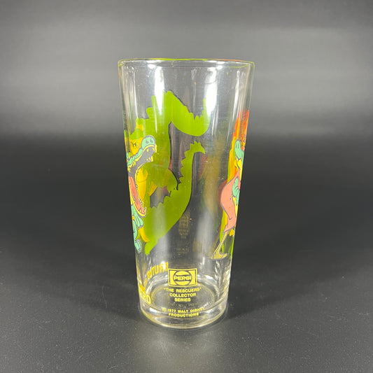1977 Pepsi Walt Disney the Rescuers Brutus and Nero Glass