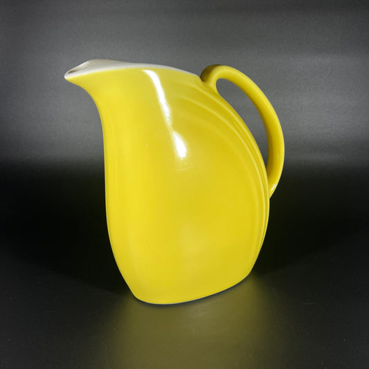Vintage Hall USA Yellow Glazed Ceramic Pitcher