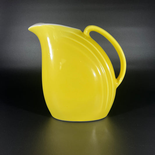 Vintage Hall USA Yellow Glazed Ceramic Pitcher