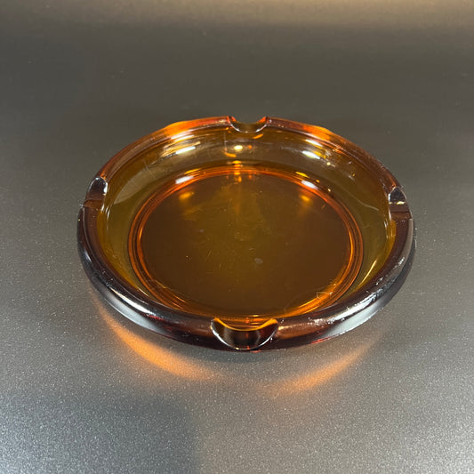 MCM Amber Cigar Ashtray