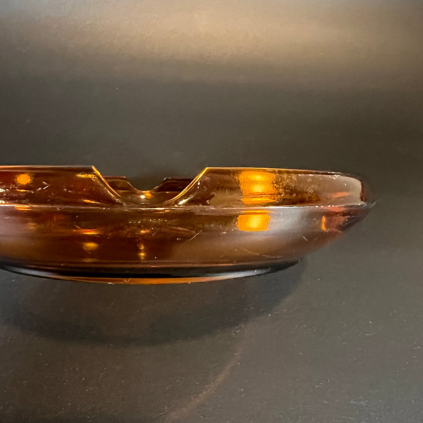 MCM Amber Cigar Ashtray