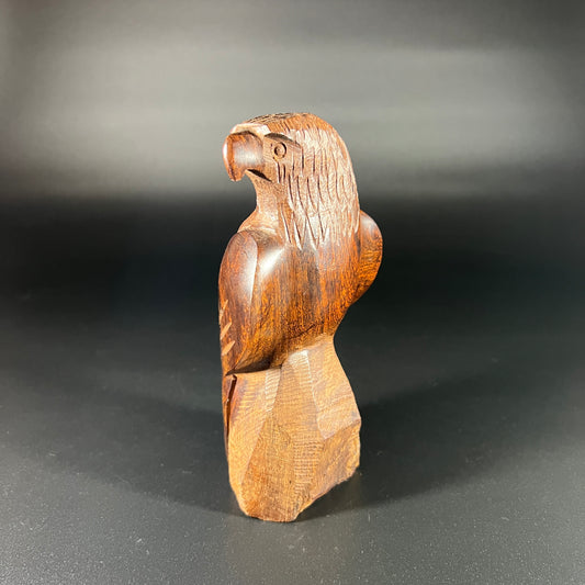 Vintage Ironwood Eagle Carving