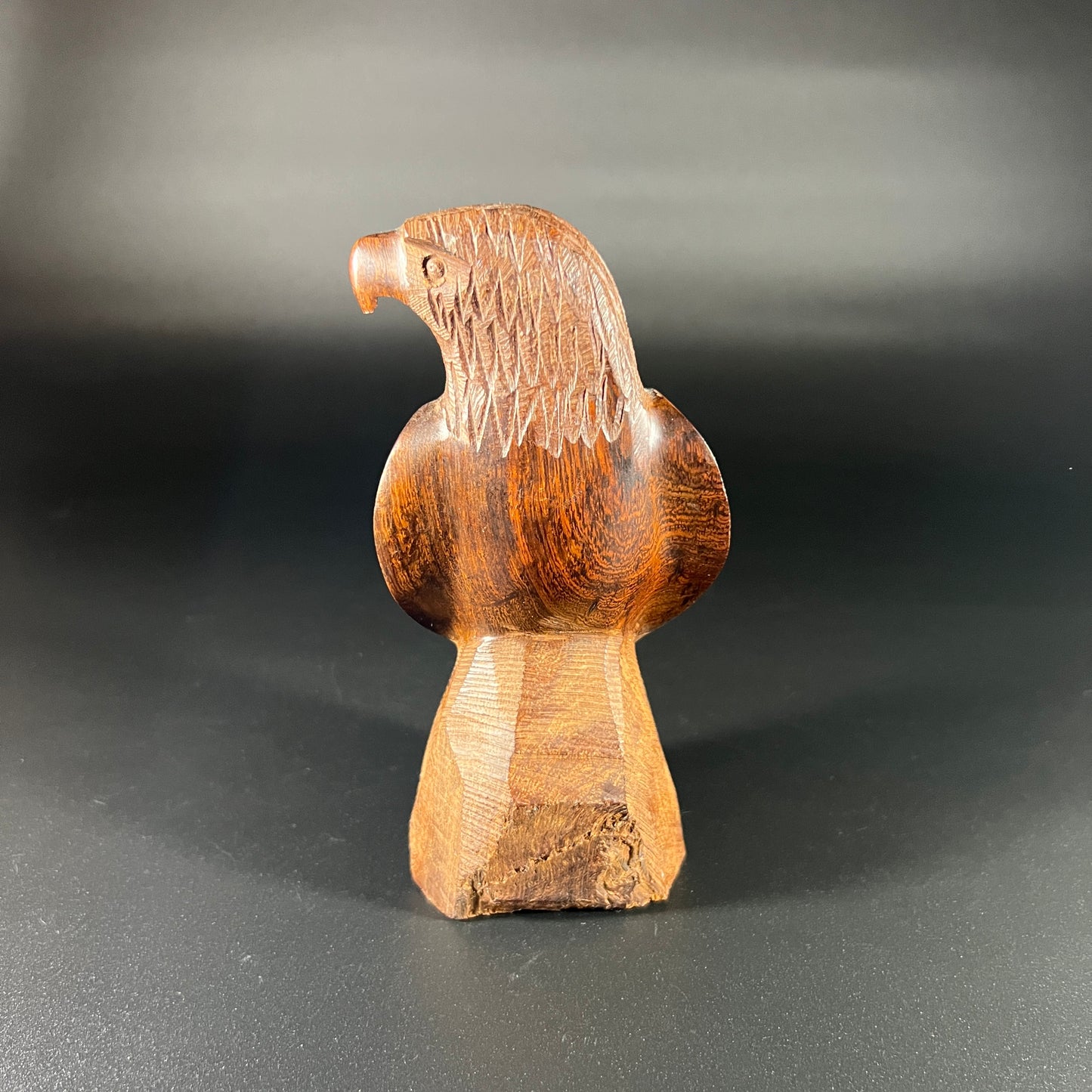 Vintage Ironwood Eagle Carving
