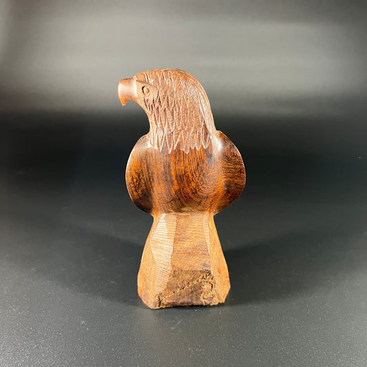 Vintage Ironwood Eagle Carving