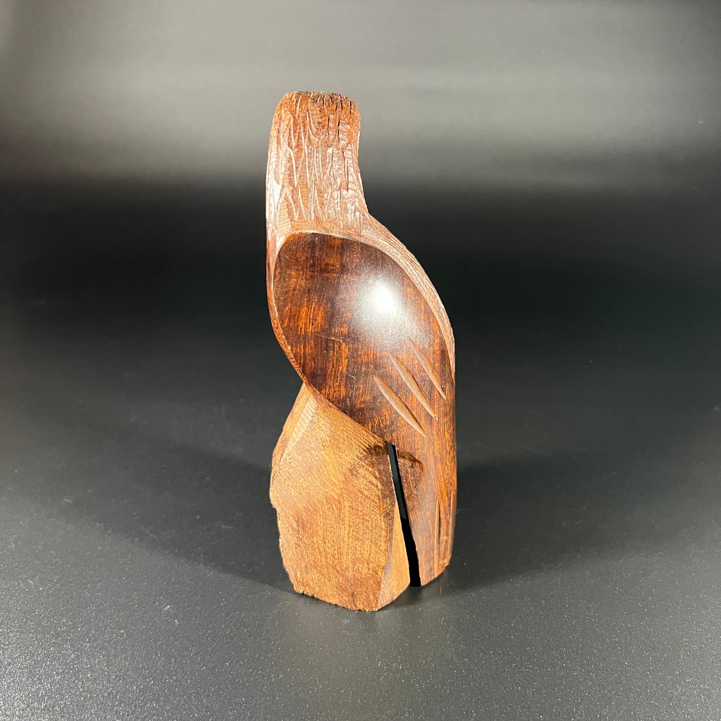Vintage Ironwood Eagle Carving