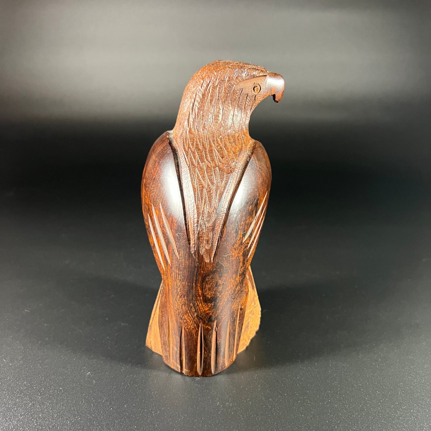 Vintage Ironwood Eagle Carving