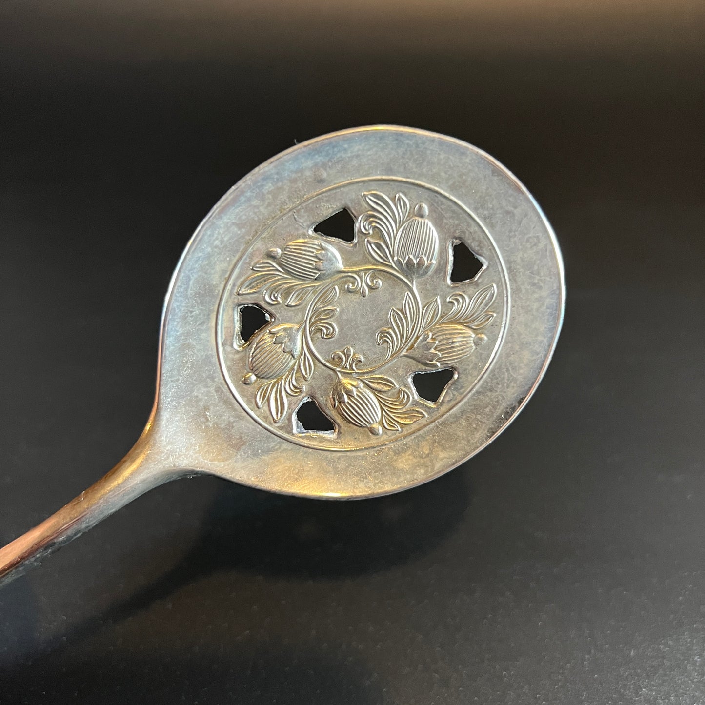 Leonard Crystal and Silver Cranberry Set