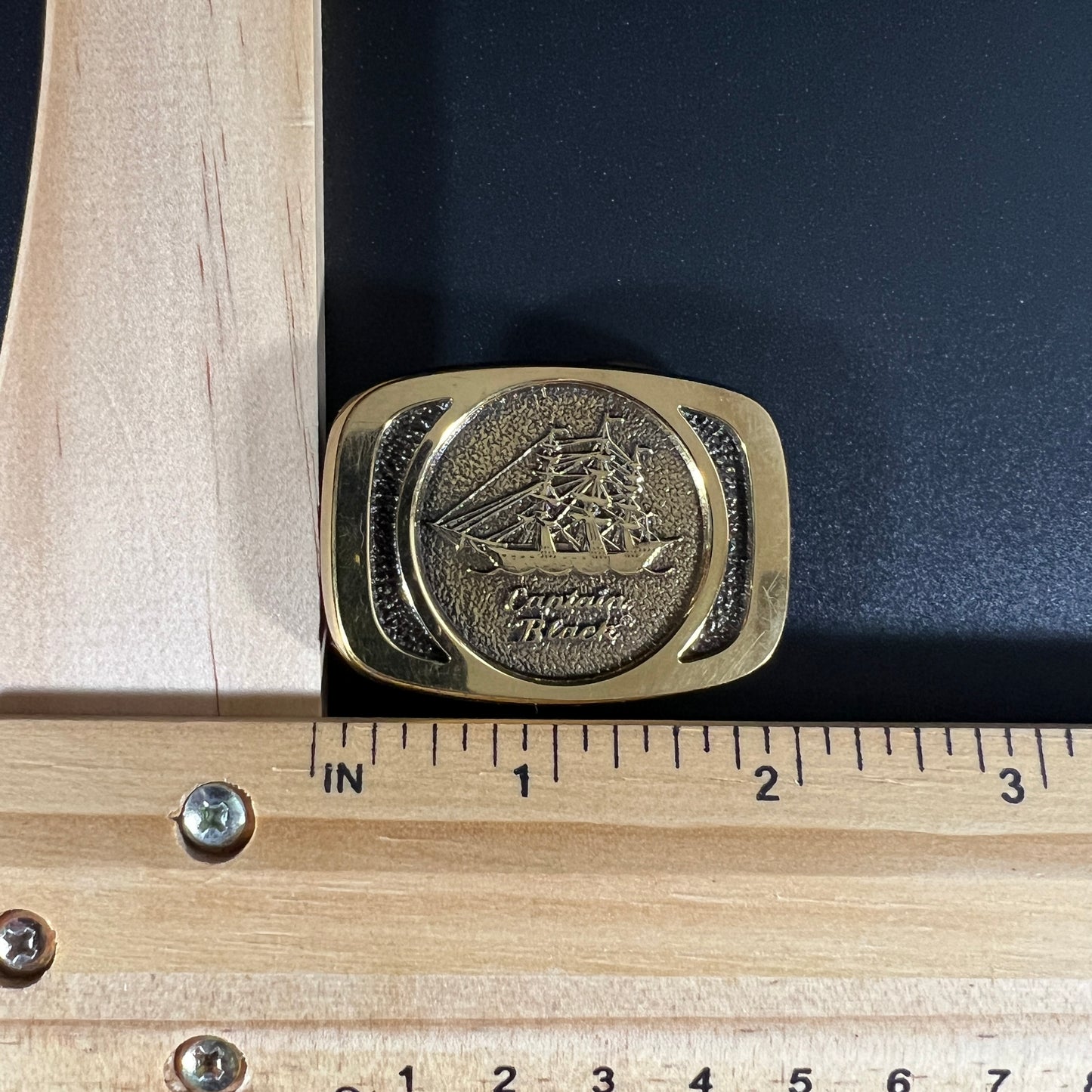 Captain Black Tobacco Belt Buckle