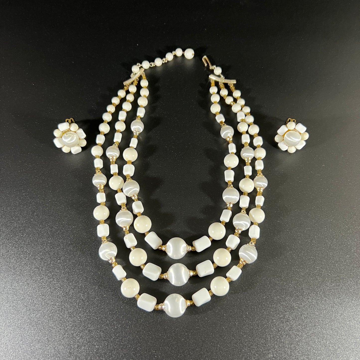 Vintage 1950's Beaded Jewerly Set