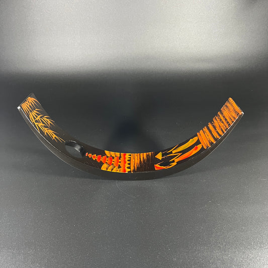 Asian Lacquered Wine Bottle Holder