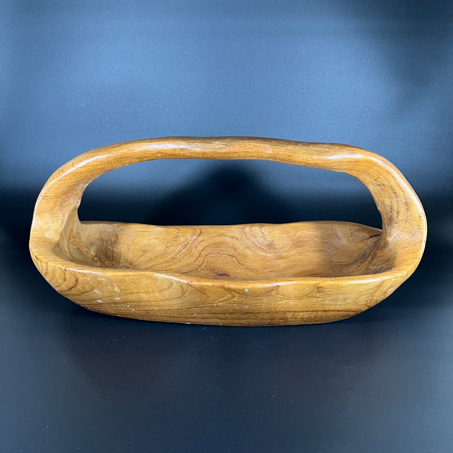 Wood Bowl with Handle