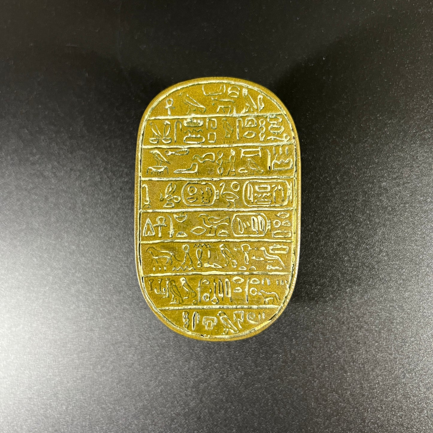 Antique Bronze Egyptian Scarah Paper Weight