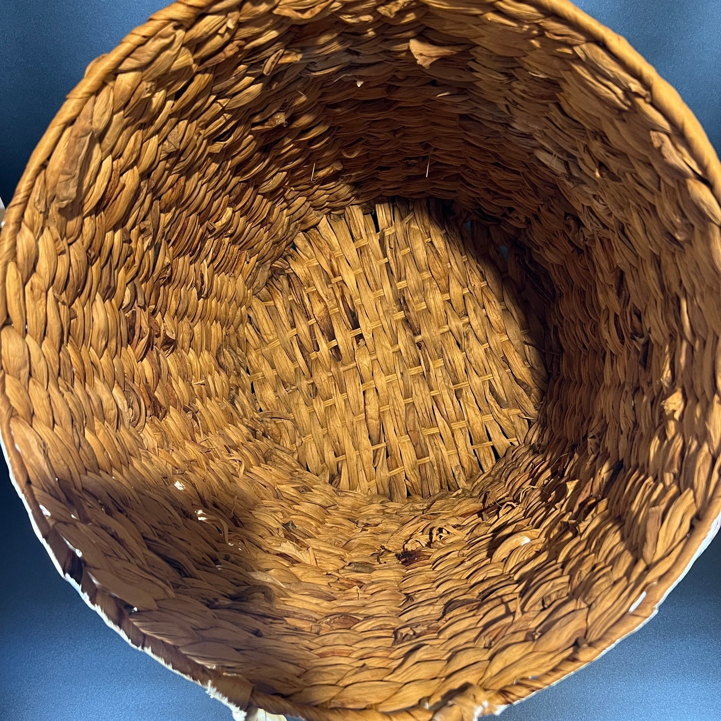 Basket with Grass Skirt