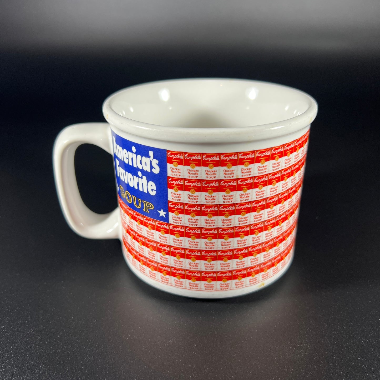 1998 Campbell's Soup Mug produced for Houston Harvest